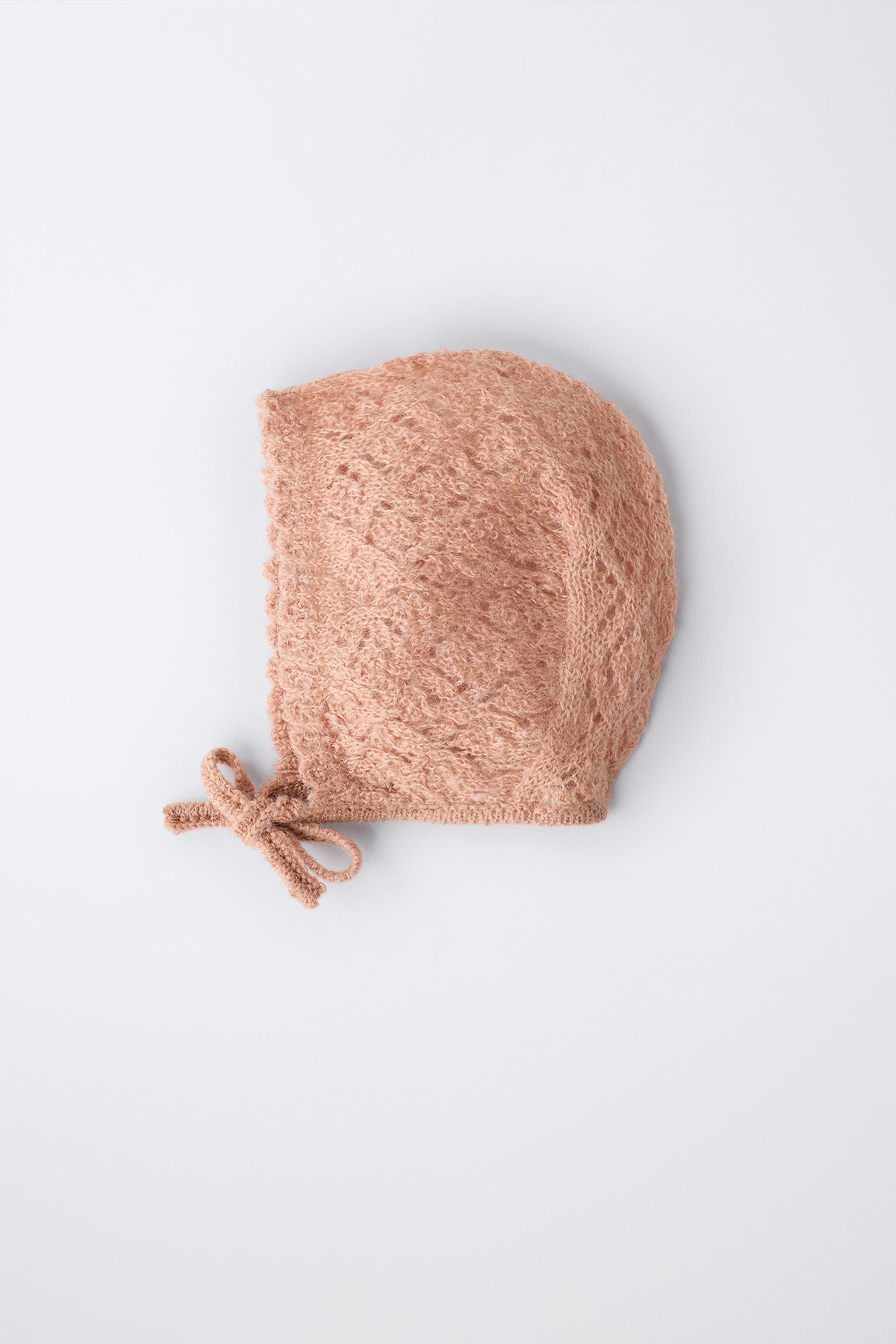 OPENWORK KNIT BONNET