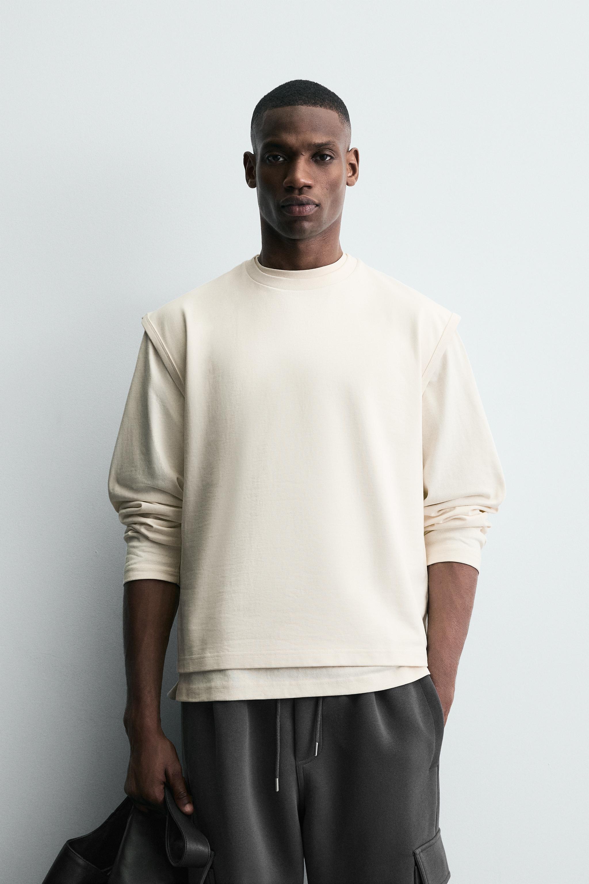 NEOPRENE EFFECT TANK TOP - Oyster-white | ZARA United States