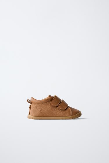 BAREFOOT LEATHER BOOTS - Brown by Zara