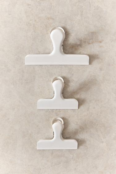 PACK OF METAL PEGS (PACK OF 3) - Cream by Zara - Image 1