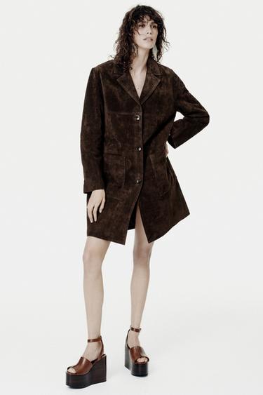 %100 SÜET DERİ KABAN ZW COLLECTION LIMITED EDITION