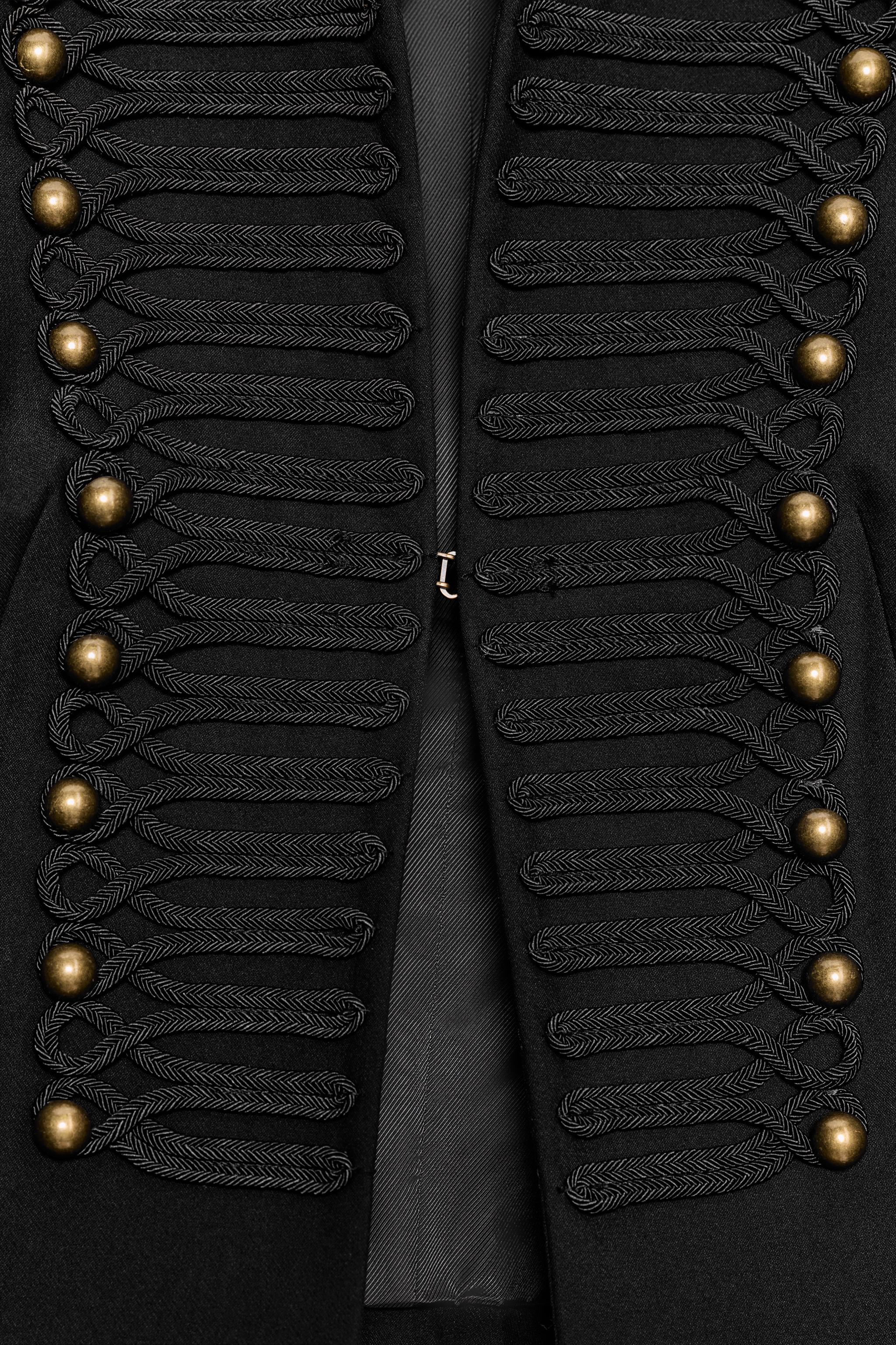 FITTED BLAZER WITH SHOULDER PADS