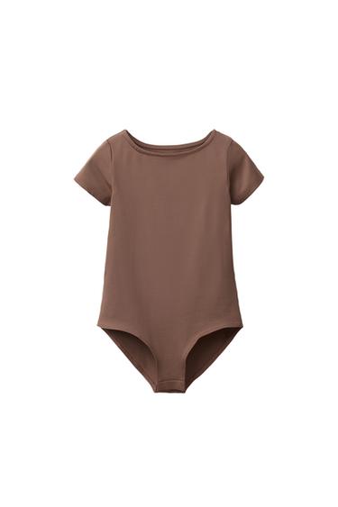 ПОЛИАМИД БОДИ - Қоңыр / Күңгірт сұр Zara компаниясынан