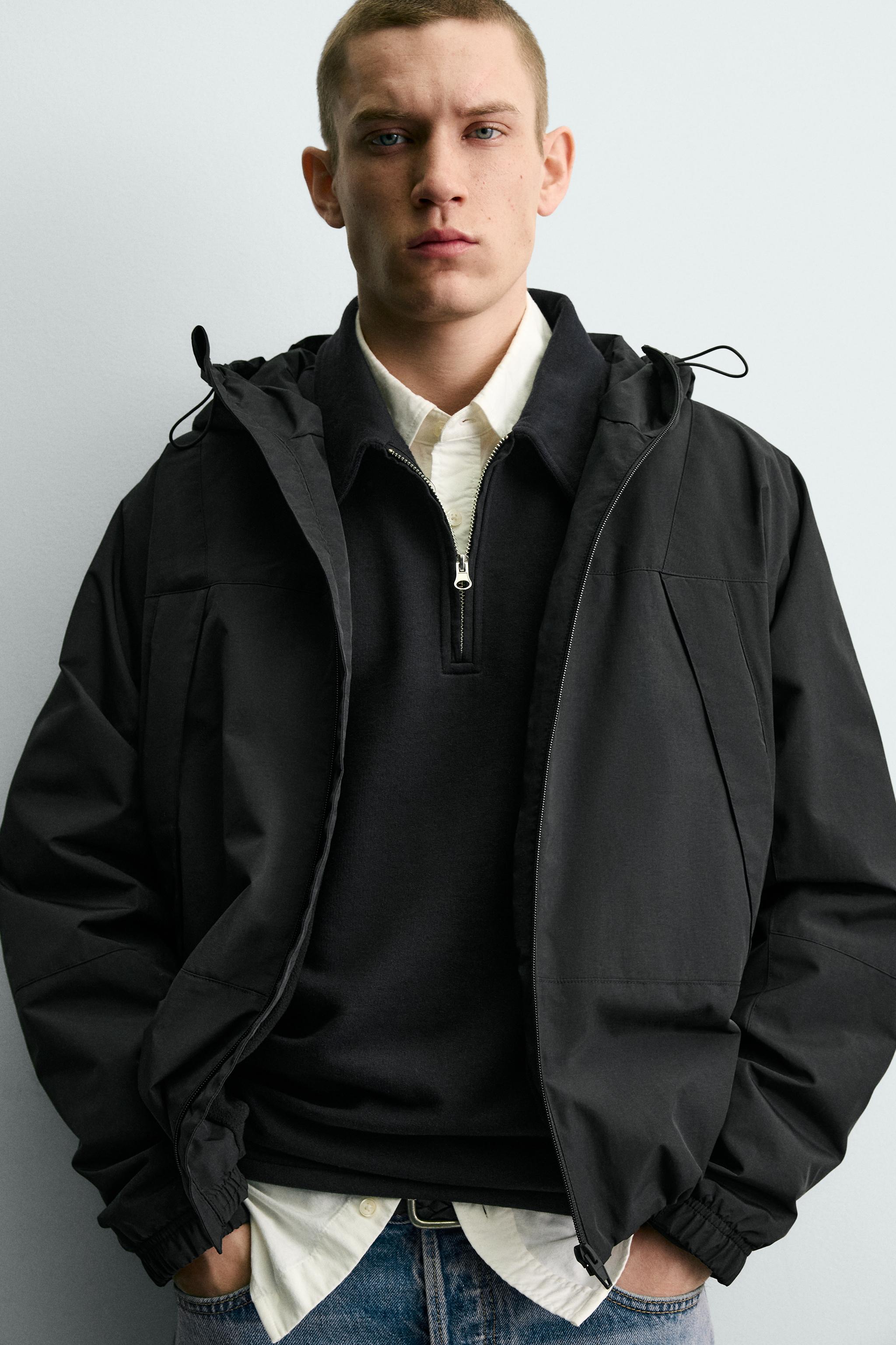 WATER REPELLENT TECHNICAL JACKET WITH FLEECE