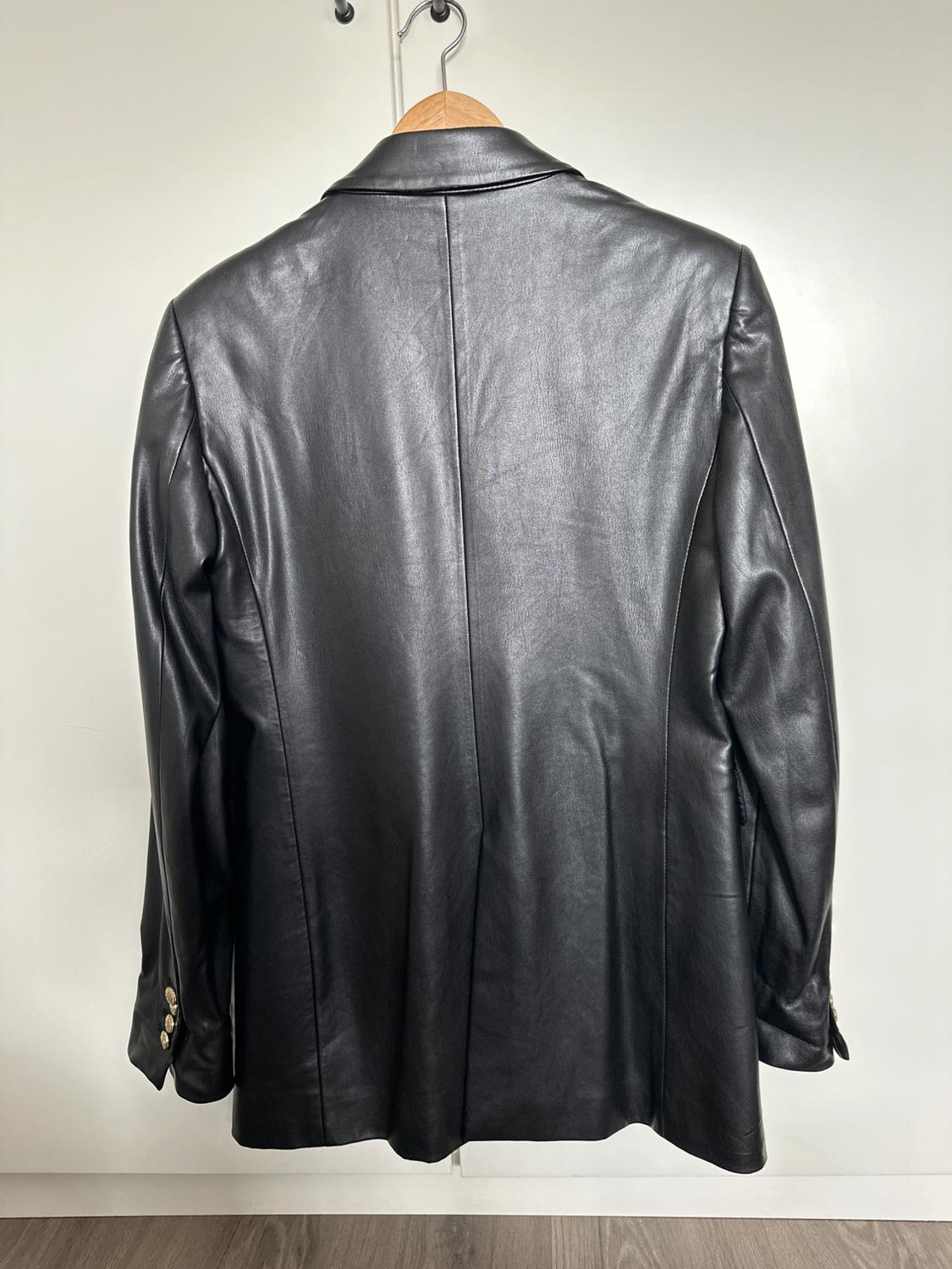 FAUX LEATHER BLAZER - Image 2