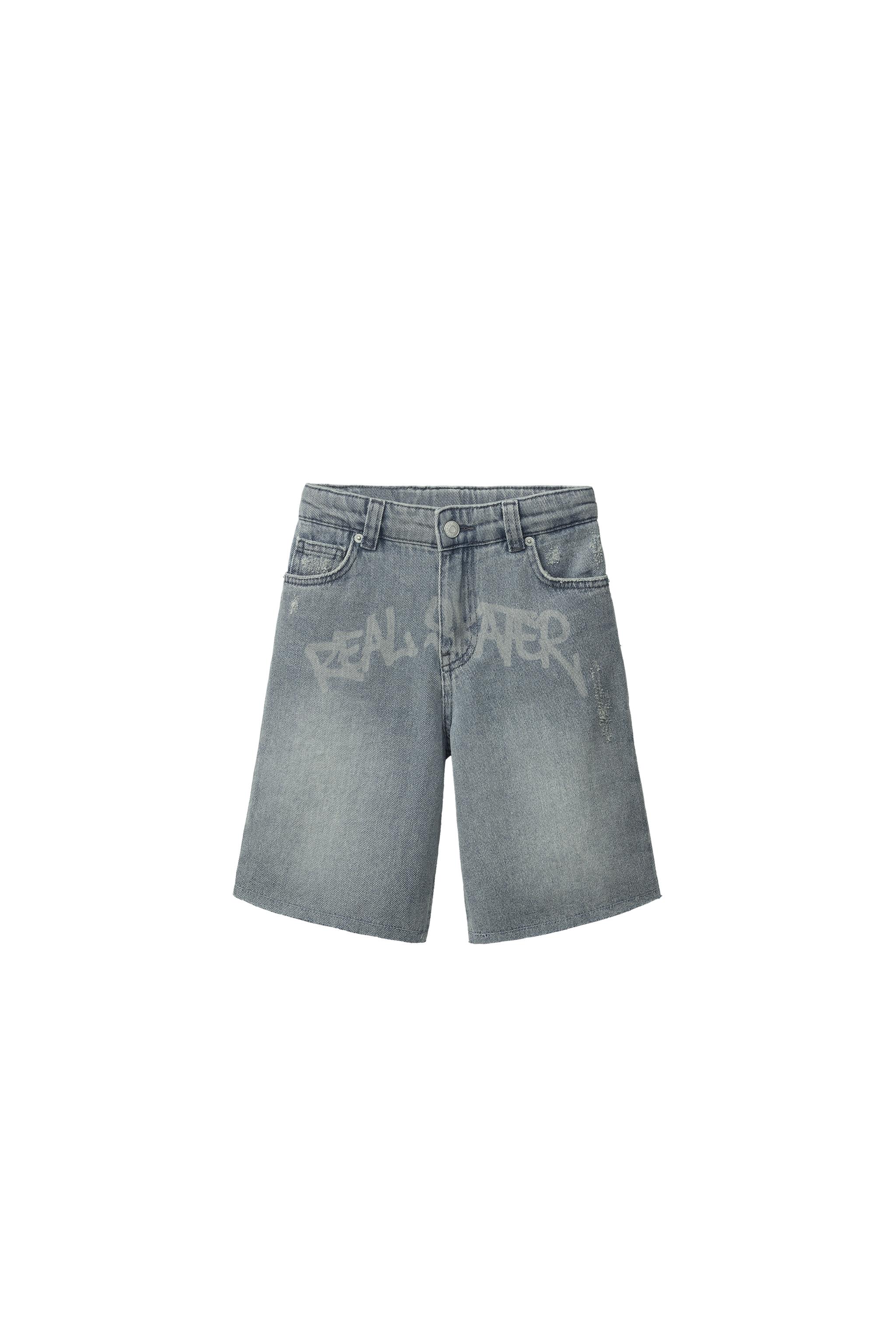 SKATE DENIM SHORTS - Blue | ZARA United States