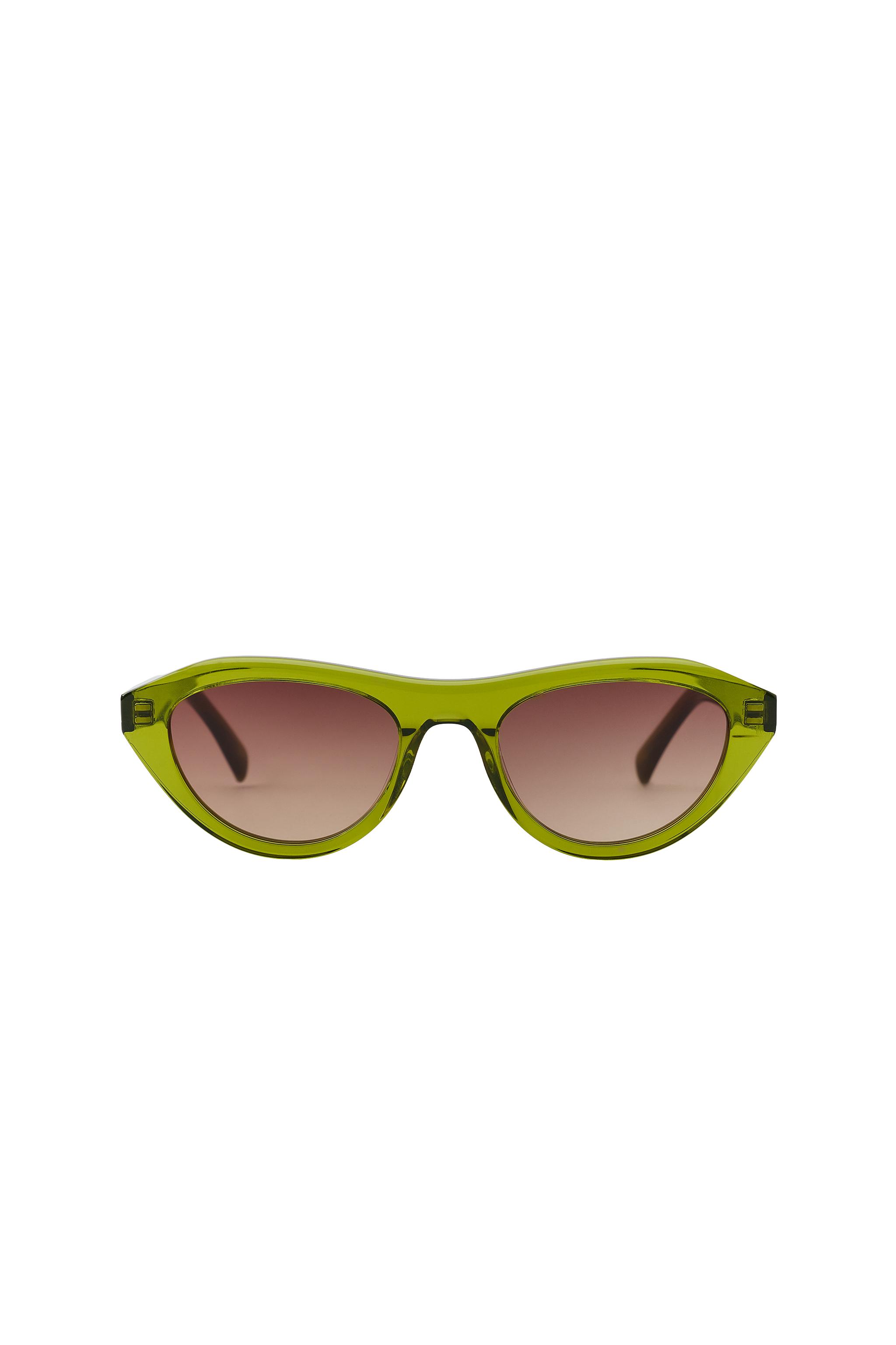 CAT EYE SUNGLASSES - Green | ZARA United States