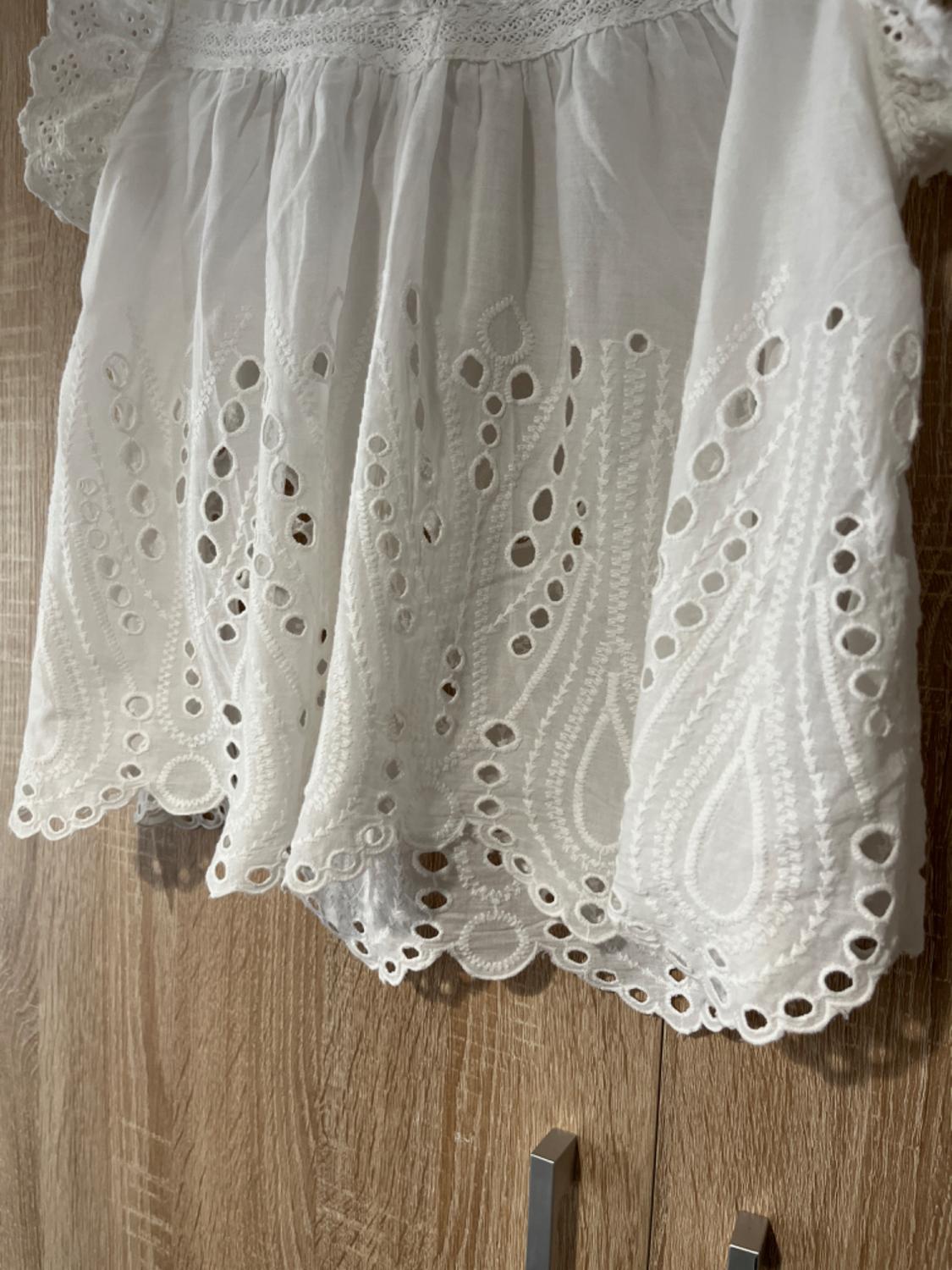EMBROIDERED BLOUSE WITH PERFORATIONS - Image 2