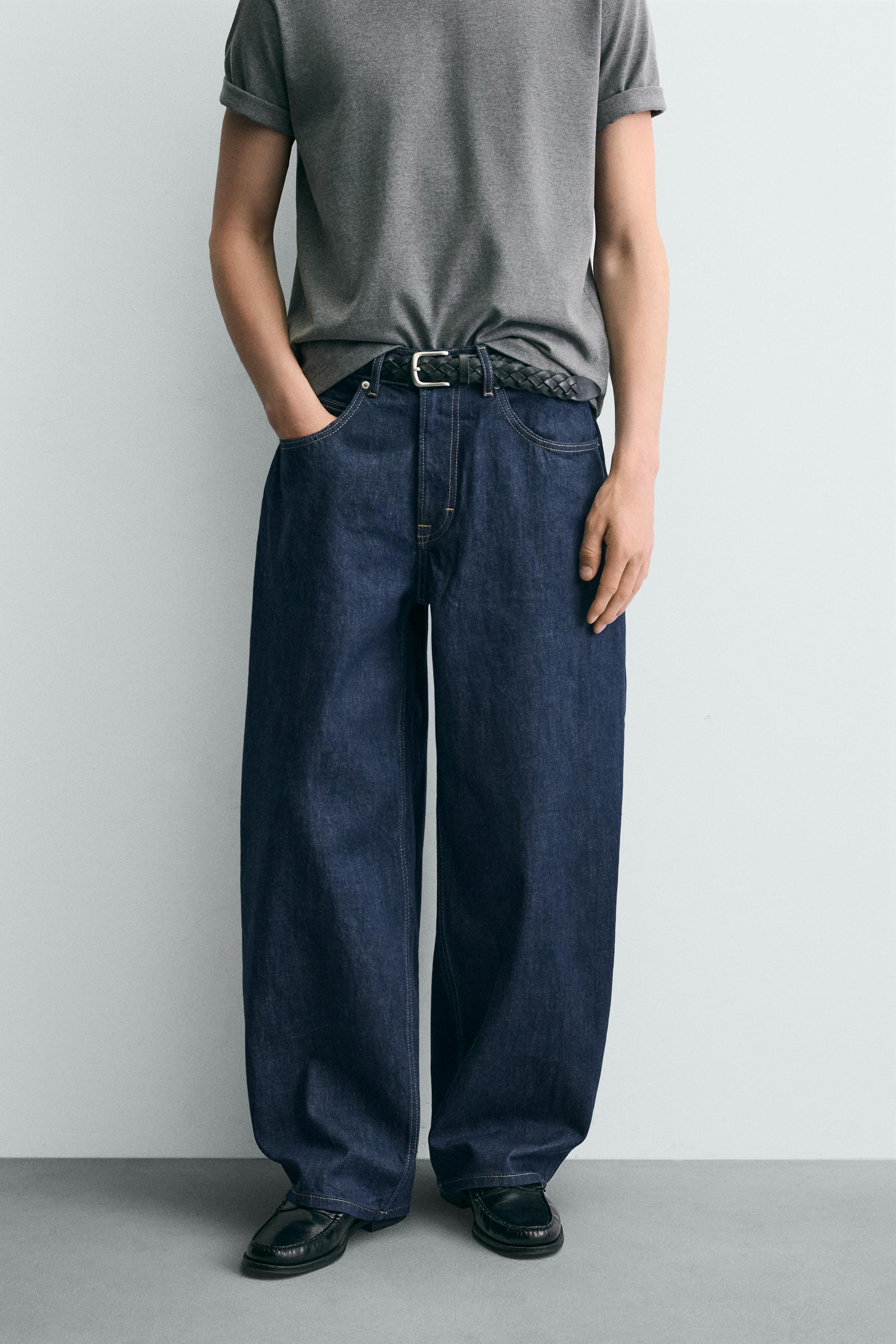 BALLOON FIT JEANS — Indigo