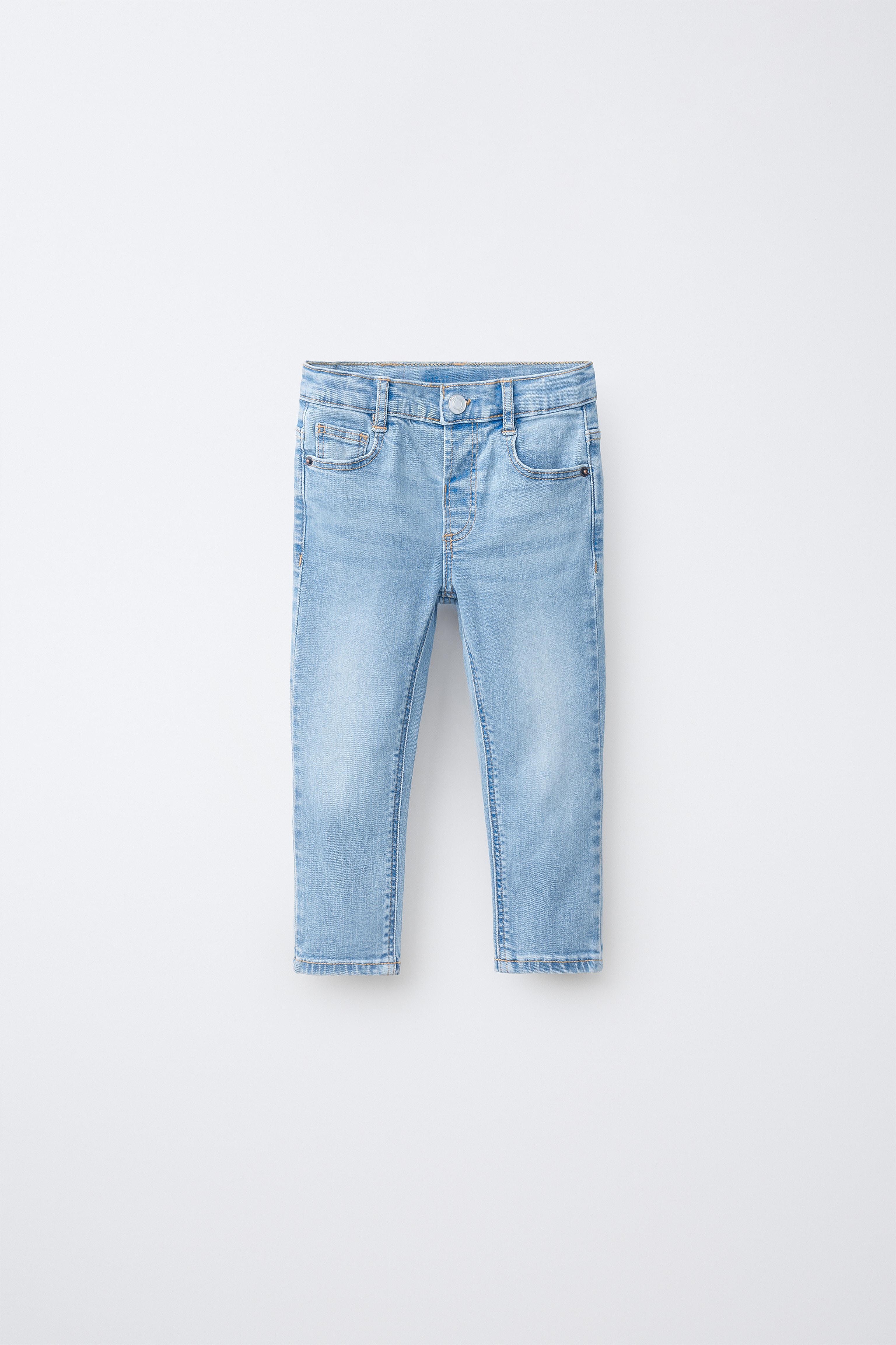 SKINNY JEANS — Mid-blue
