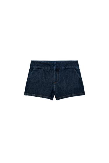 Zara Z1975 MINI SHORTS - Blue