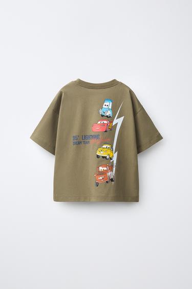 カーズ ライトニング・マックィーン © DISNEY/PIXAR プリントTシャツカーキZaraのカーズ ライトニング・マックィーン © DISNEY/PIXAR プリントTシャツ - カーキ