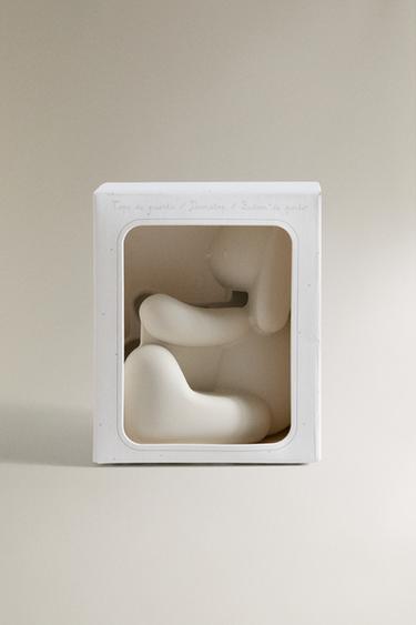 CHILDREN'S RABBIT DOORSTOP - Taupe grey by Zara - Image 3