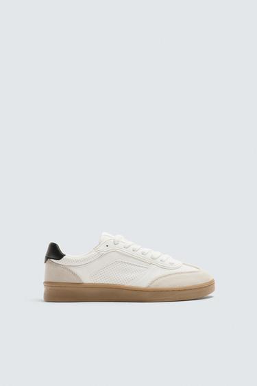 TRAINERS WITH CONTRAST SOLE - White by Zara - Image 0