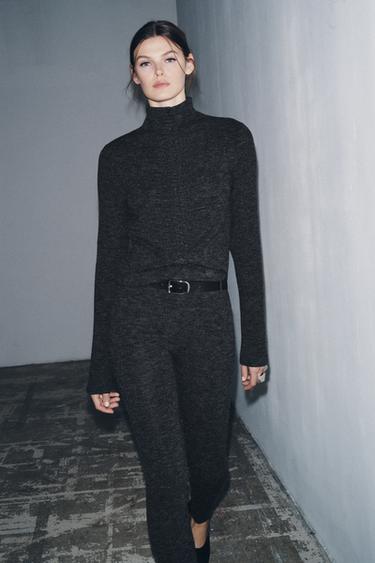VESTE COL MONTANT SOFT - Gris anthracite de Zara - Image 3