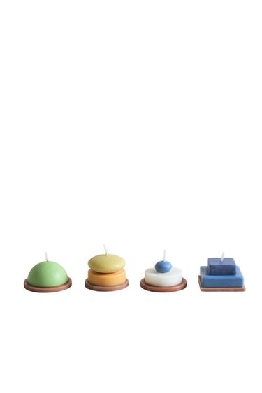 PACK 4 BOUGIES VETIVER MANGO - Orange de Zara