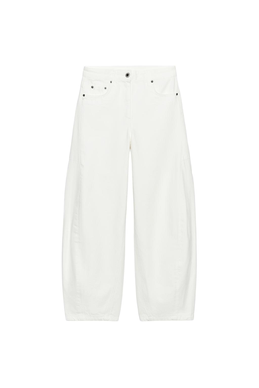 ZW COLLECTION MID-RISE ANKLE BALLOON JEANS - image 4