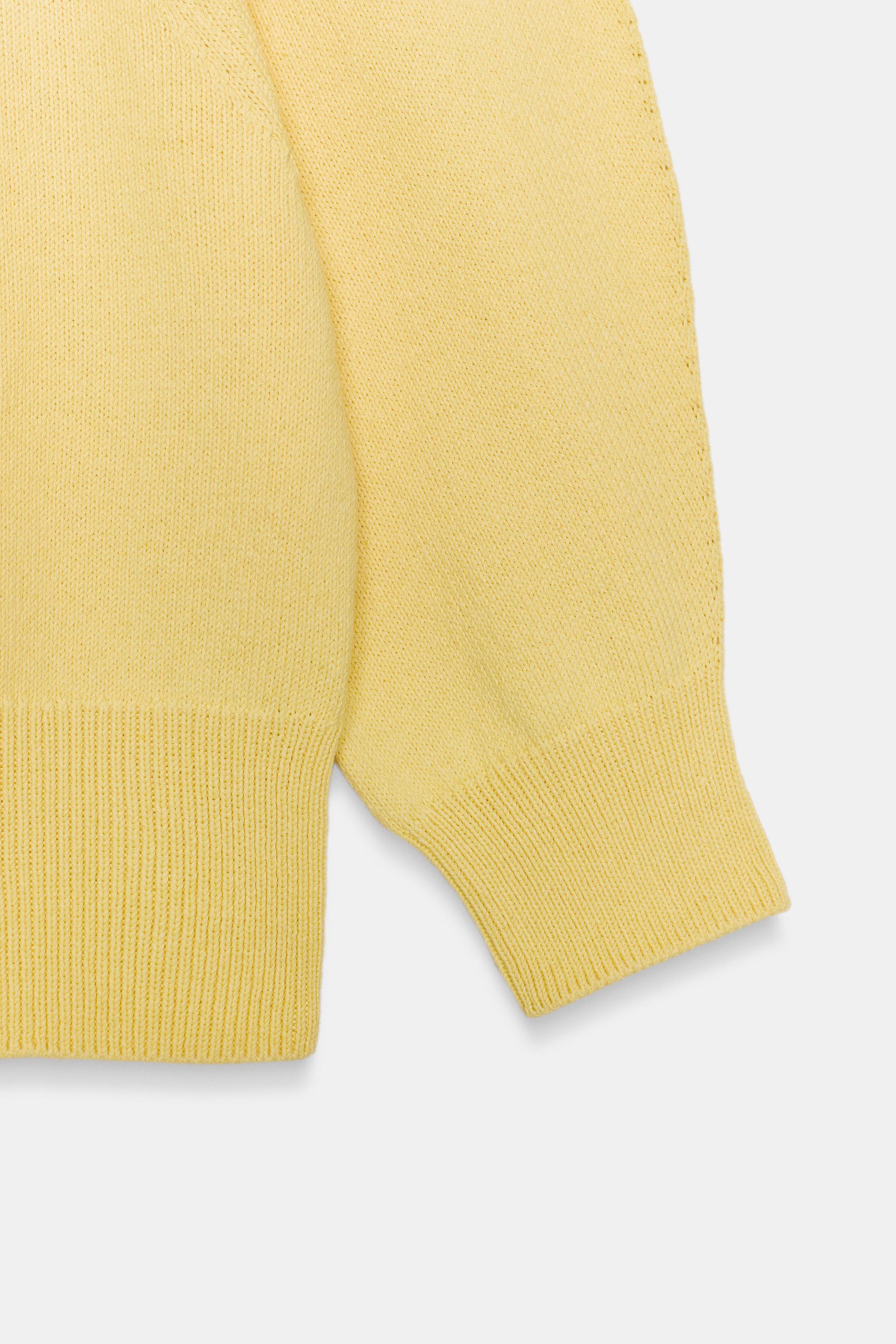 PULL EN MAILLE À MANCHES BOUFFANTES
