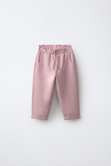 PLUSH TROUSERS - Pink by Zara
