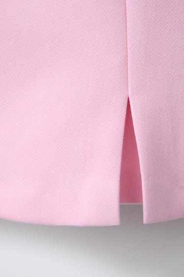 JUPE-SHORT UNIE - Rose de Zara - Image 3