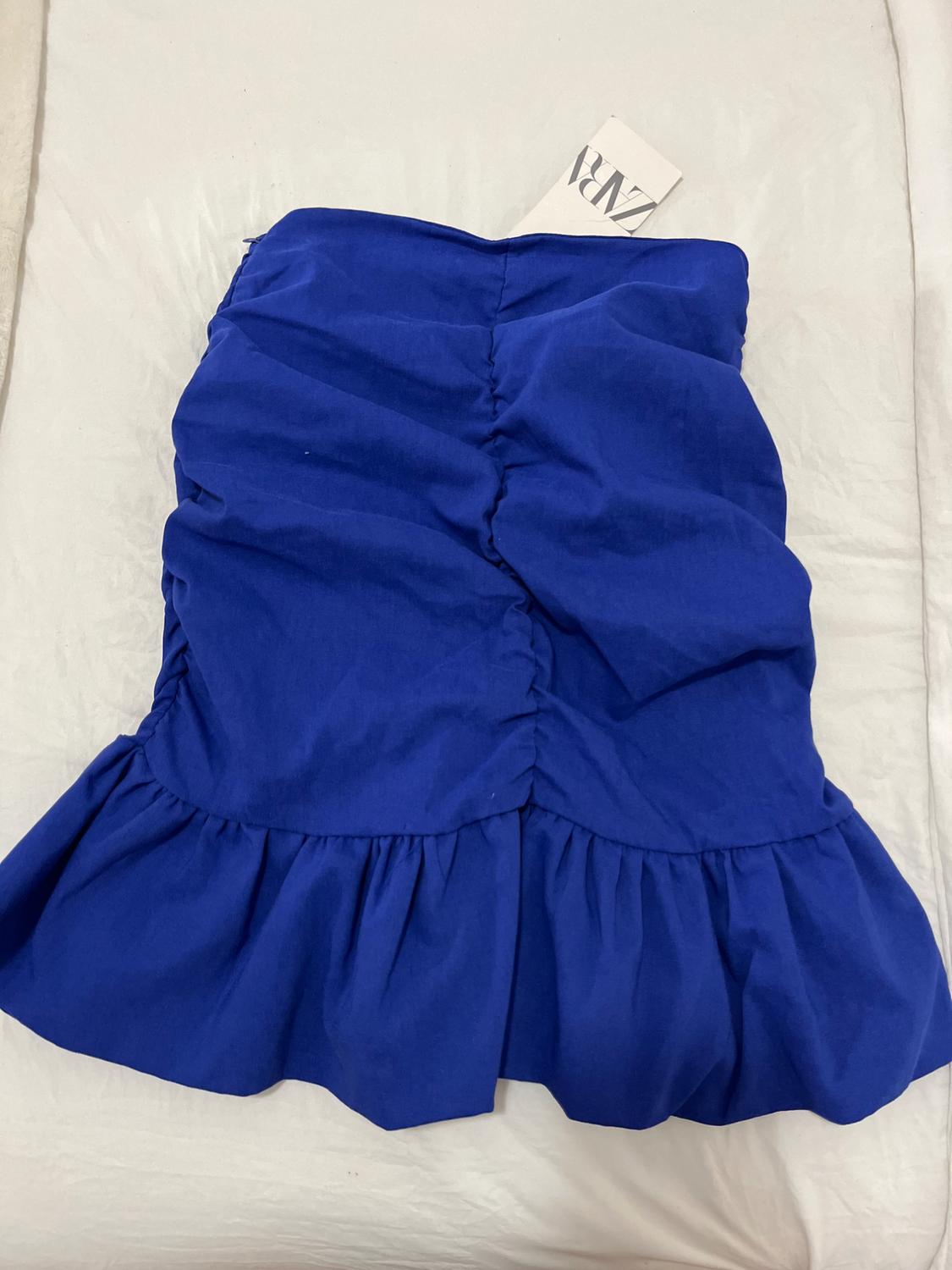 RUCHED MINI SKIRT - Image 2