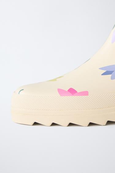 TULIP WELLIES - Ecru White by Zara - Image 6