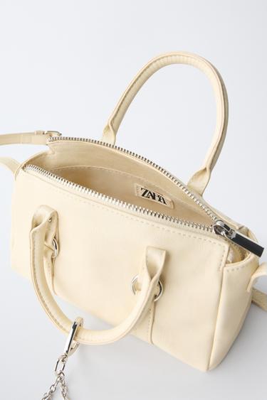 SAC CHARMS - Jaune vanille de Zara - Image 3