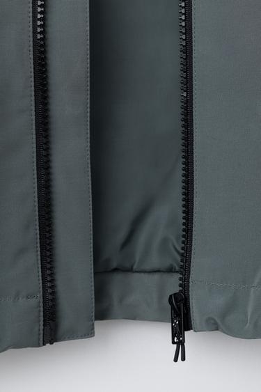 TEXT WATER-REPELLENT JACKET - Steel by Zara - Image 7