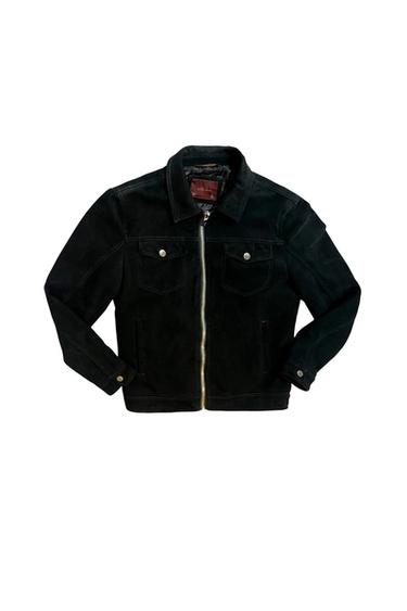 SUEDE LEATHER JACKET LIKE NEW. SIZE M. PURCHASED FOR 160