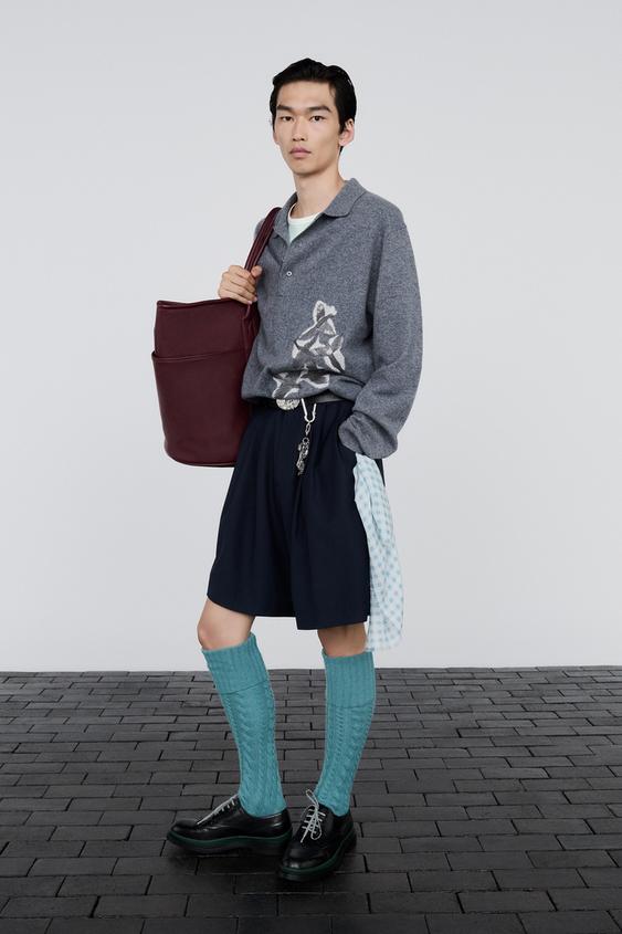 LEICHTES KARO-TUCH - Hellblau von Zara - Bild 0