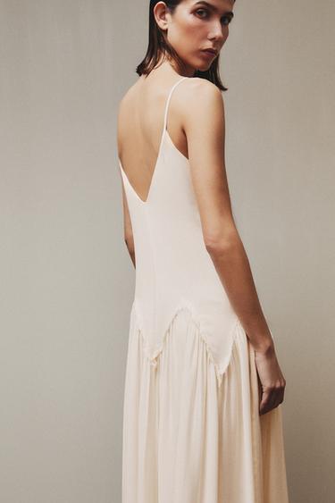 CHEMISE DE NUIT BRODERIES - rose poudré de Zara - Image 5