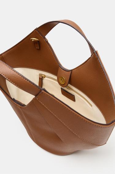SAC À MAIN - Marron foncé de Zara - Image 4