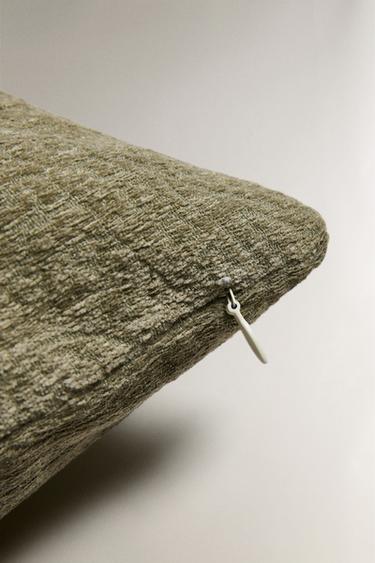 CHENILLE CUSHION COVER - Mid-green by Zara - Image 3