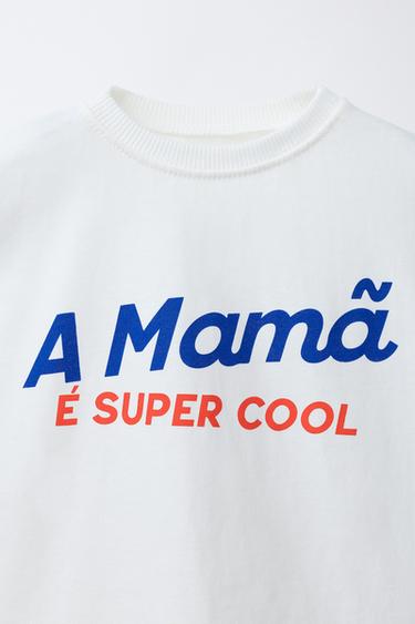 SLOGAN PRINT T-SHIRT - White by Zara - Image 2