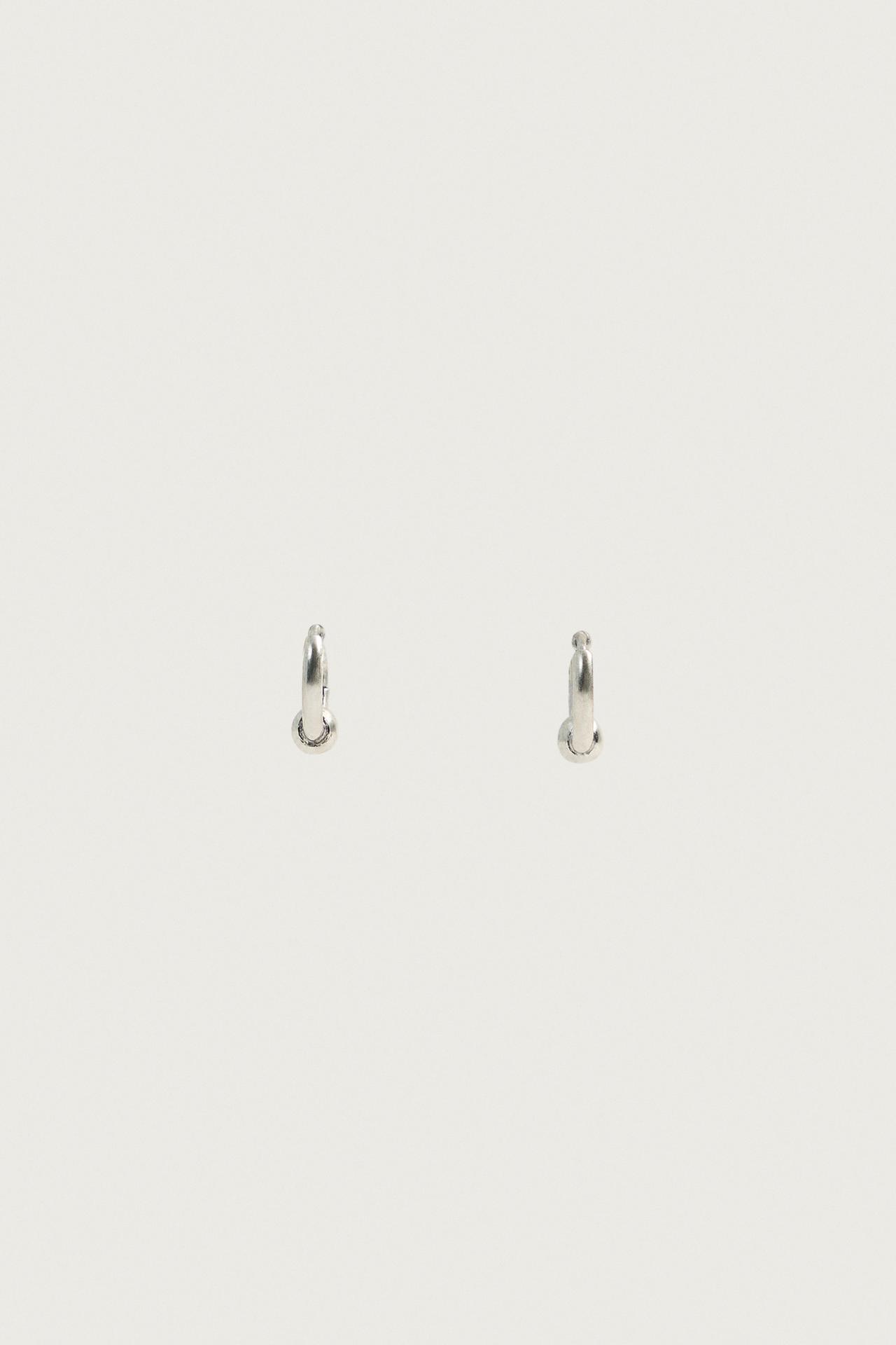 2-PACK COMBINATION EARRINGS — Silver