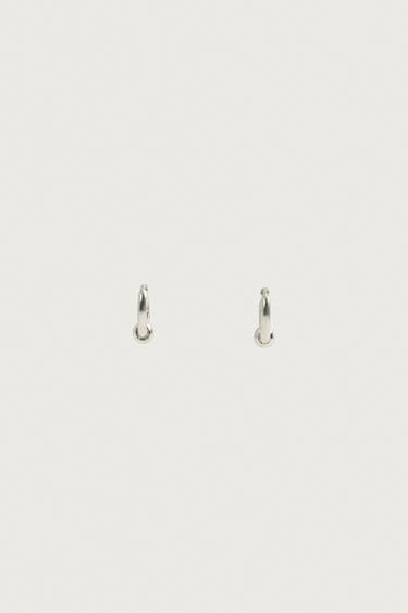 PACK OF 2 MISMATCHED EARRINGS - Silver by Zara