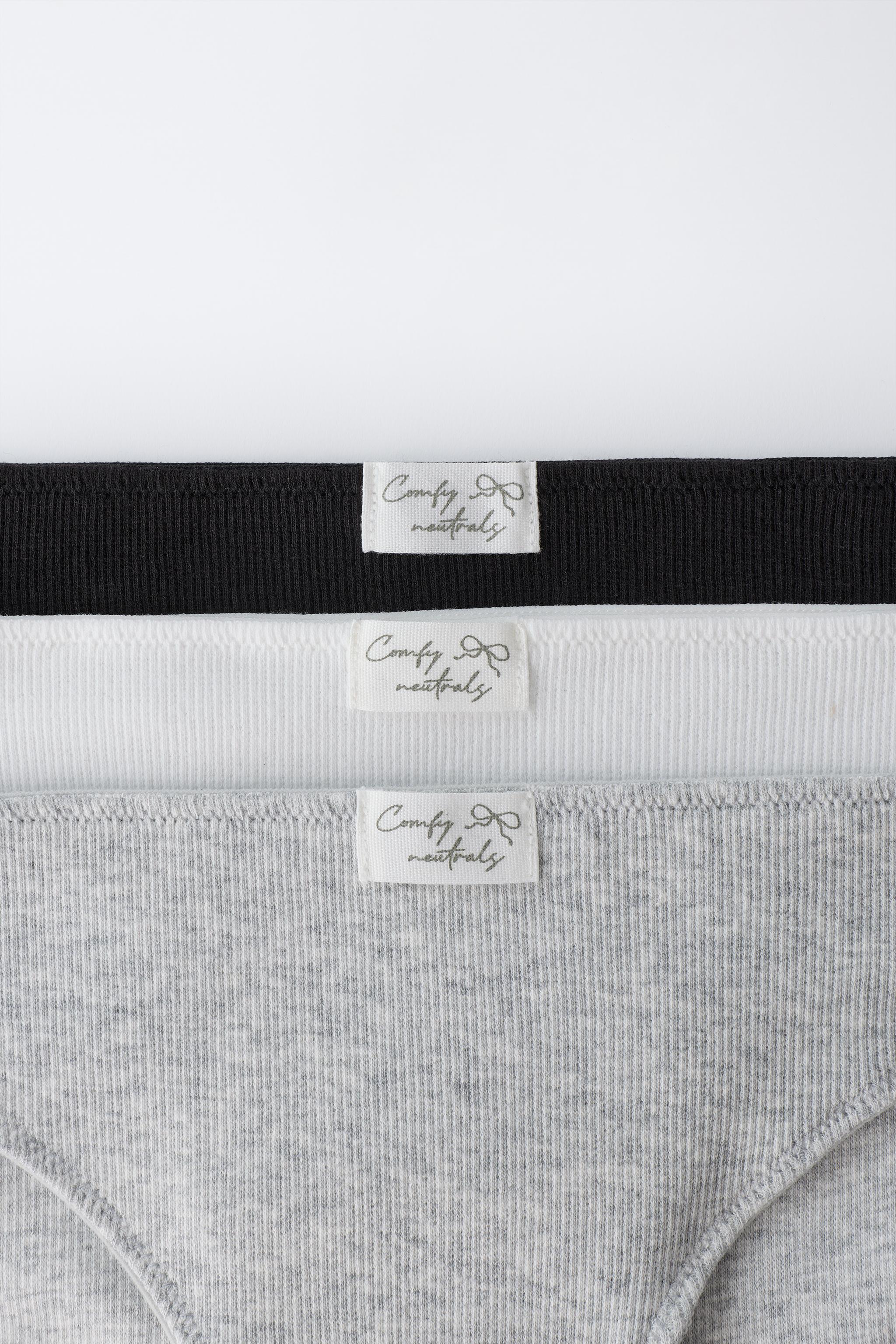 9-14 YEARS/ THREE-PACK OF LABEL UNDERWEAR