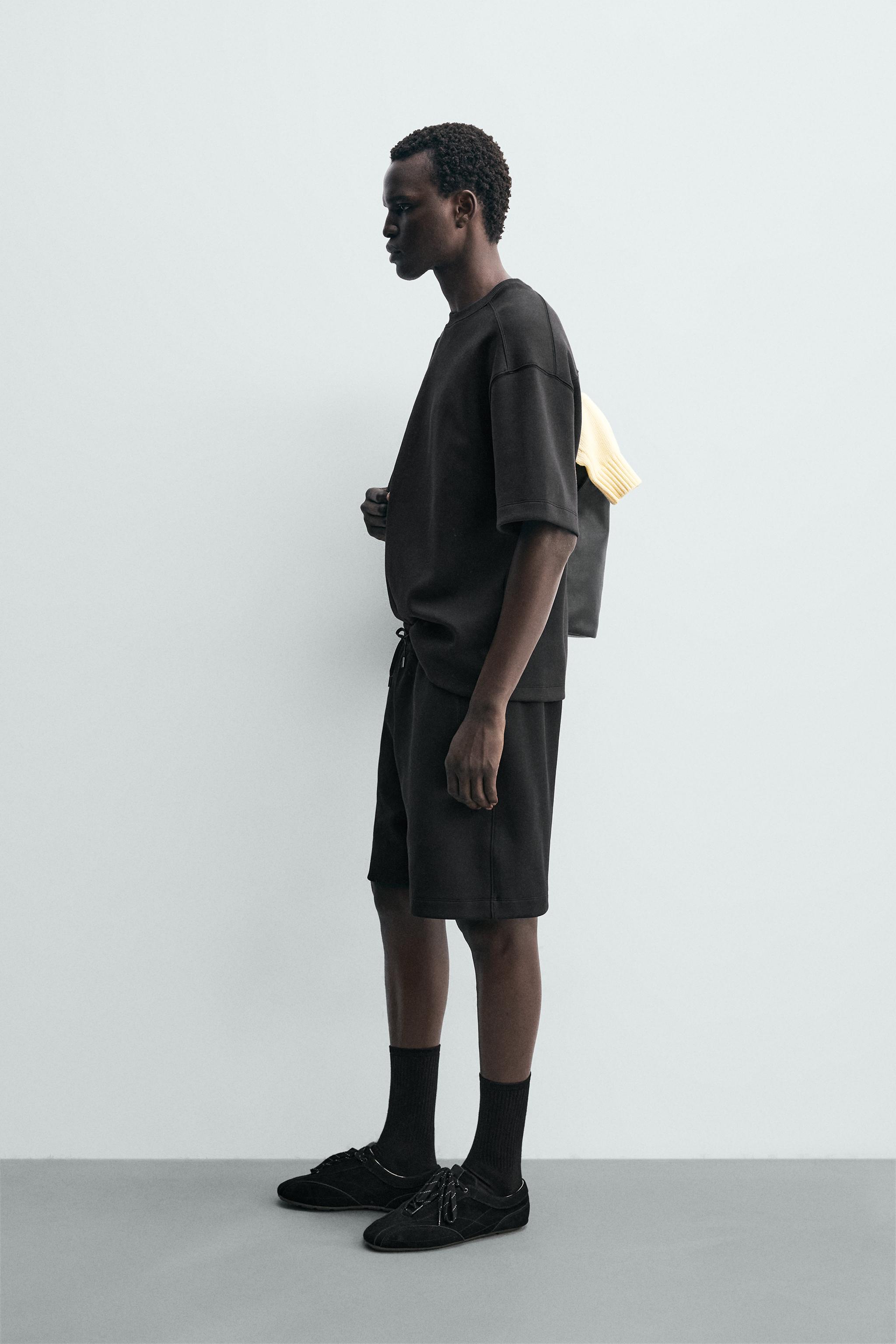 RELAXED FIT INTERLOCK JOGGER SHORTS