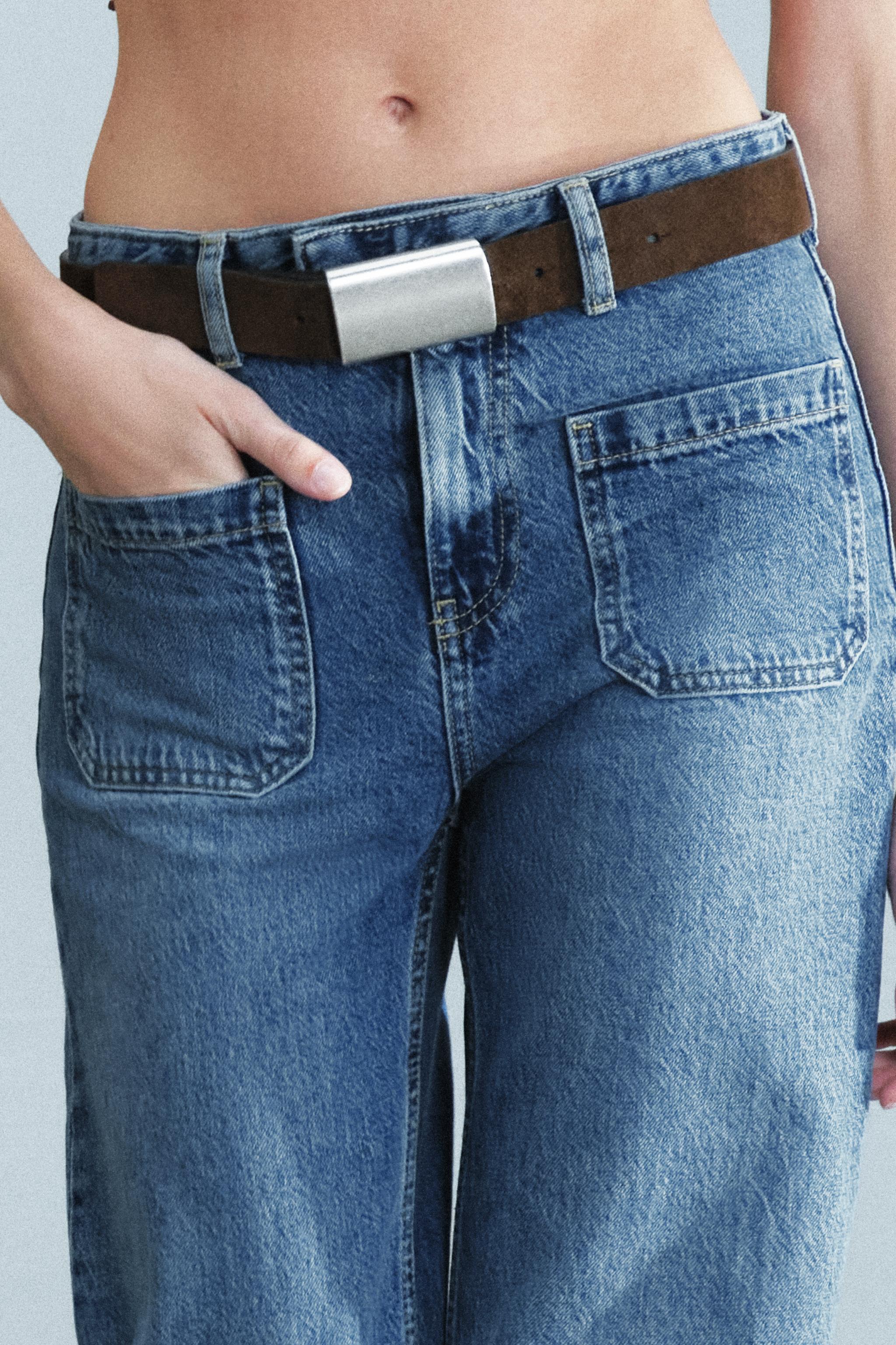 Zara %100 SÜET DERİ PLAKA TOKALI KEMER görsel 2