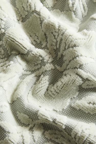 PACK OF VELOUR JACQUARD HAND TOWELS (PACK OF 3) - Sea green by Zara - Image 3