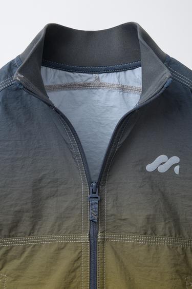 LIGHTWEIGHT LOGO RAINCOAT - Green by Zara - Image 2