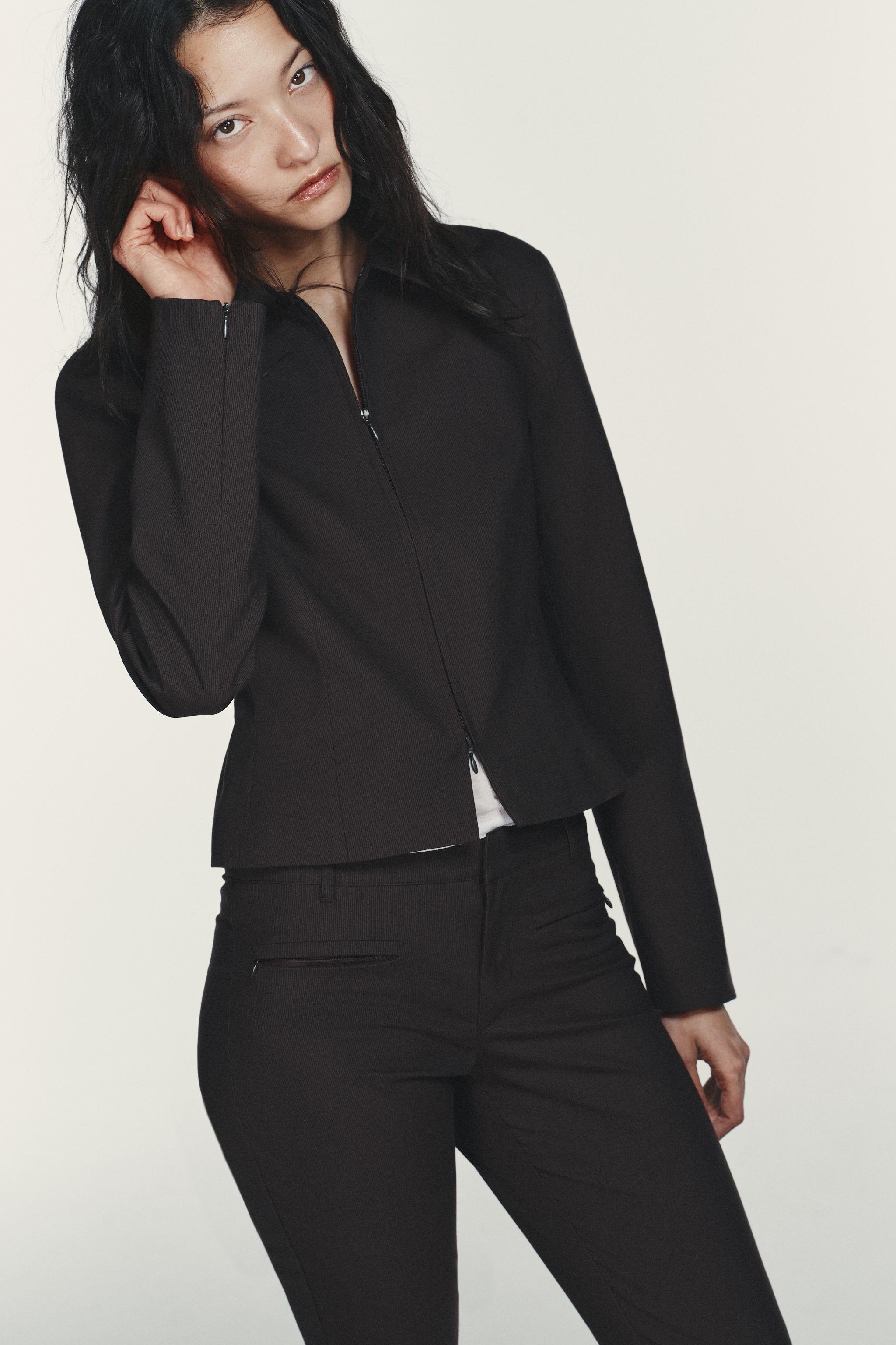 BLOUSON RAYURES ZIPS