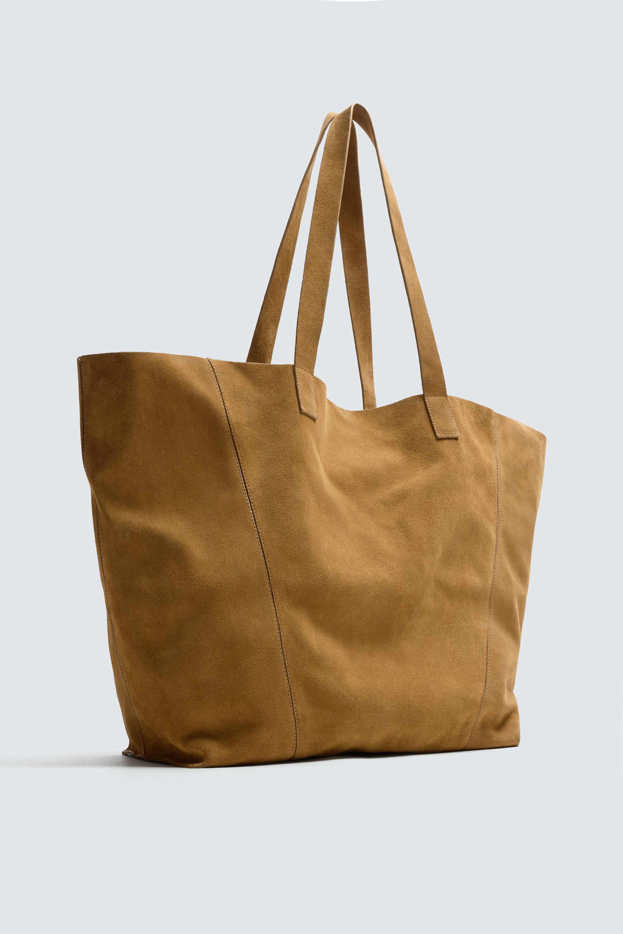 LEATHER SHOPPER BAG
