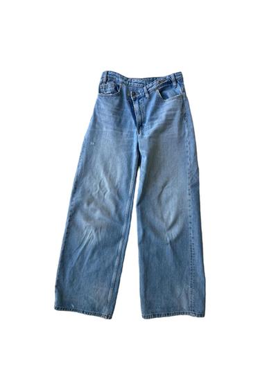 TRF HIGHWAIST WIDE LEG CROSSOVER JEANS