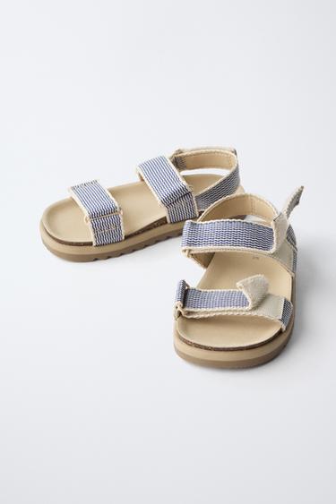 SANDALES À RAYURES - Multicolore de Zara - Image 4