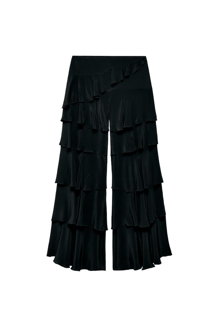 Pantalon volantes marisa berenson x zara