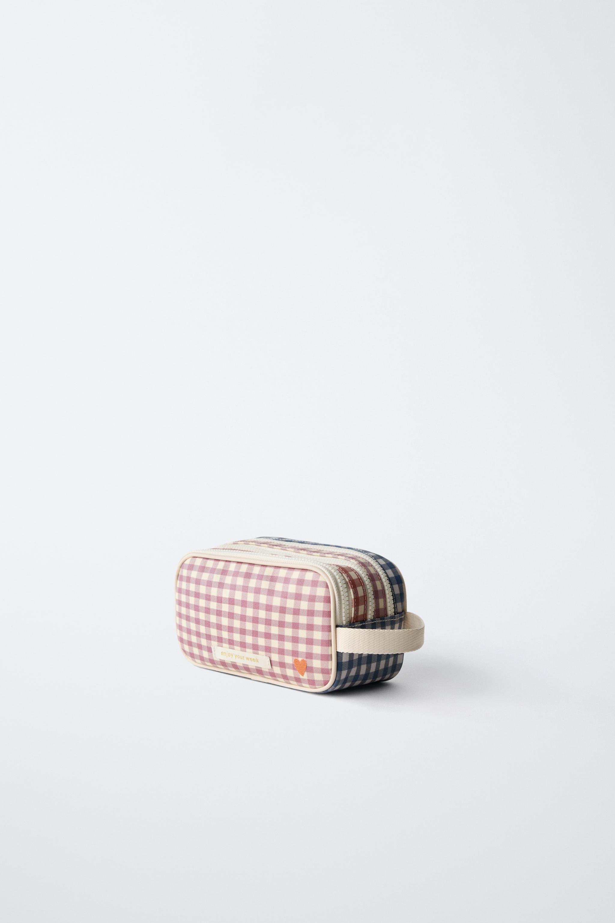 GINGHAM POUCH