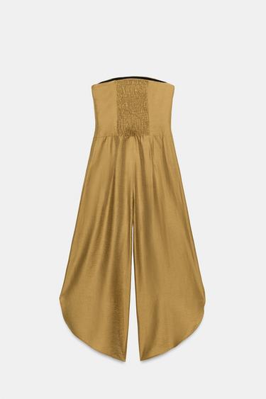 COMBINAISON À BAS ASYMÉTRIQUE - Marron clair de Zara - Image 5