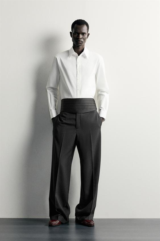 ΒΑΜΒΑΚΕΡΟ ΠΟΥΚΑΜΙΣΟ RELAXED FIT - Σπασμένο λευκό του Zara - Εικόνα 0