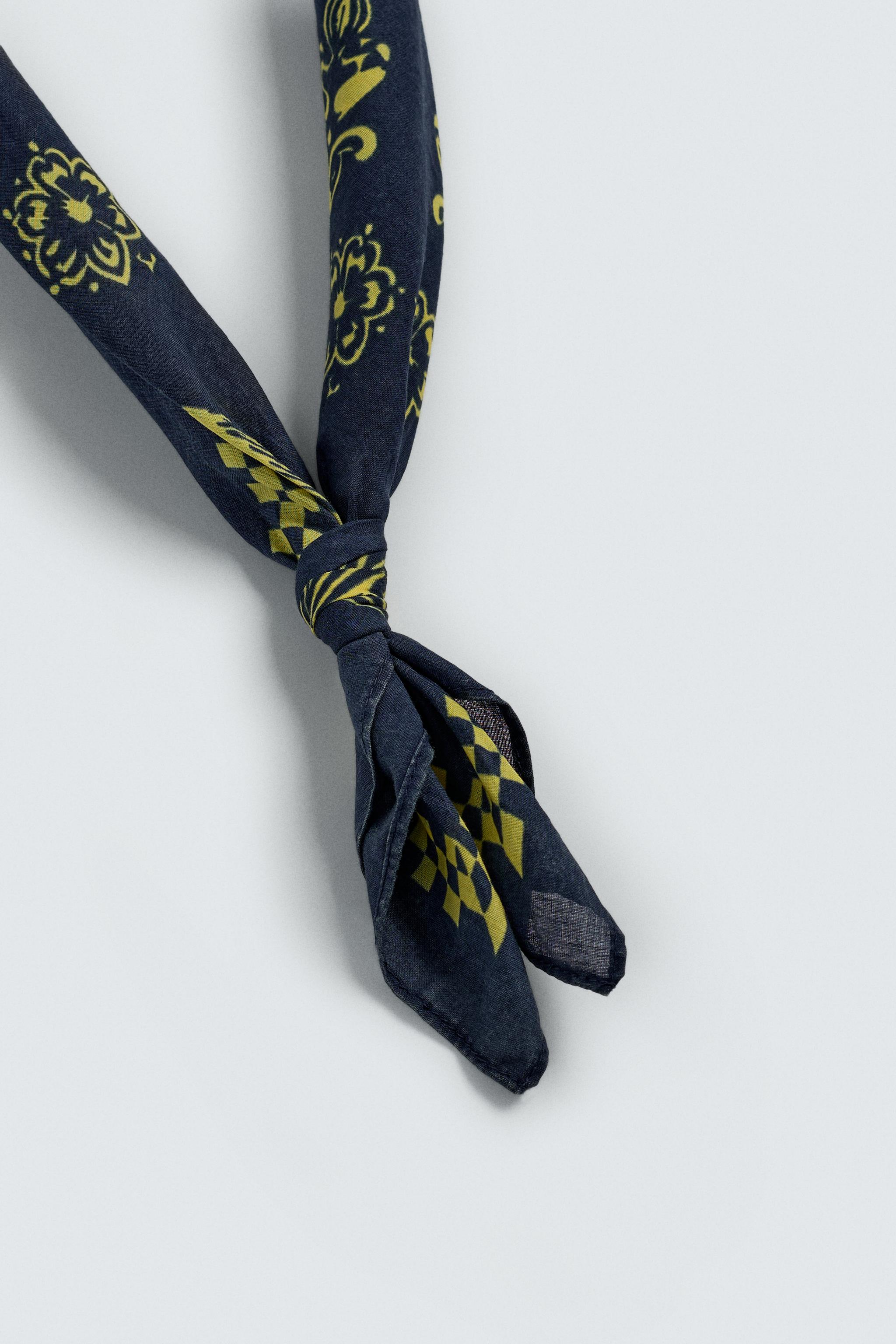 BANDANA À IMPRIMÉ GÉOMÉTRIQUE GRAPHIQUE